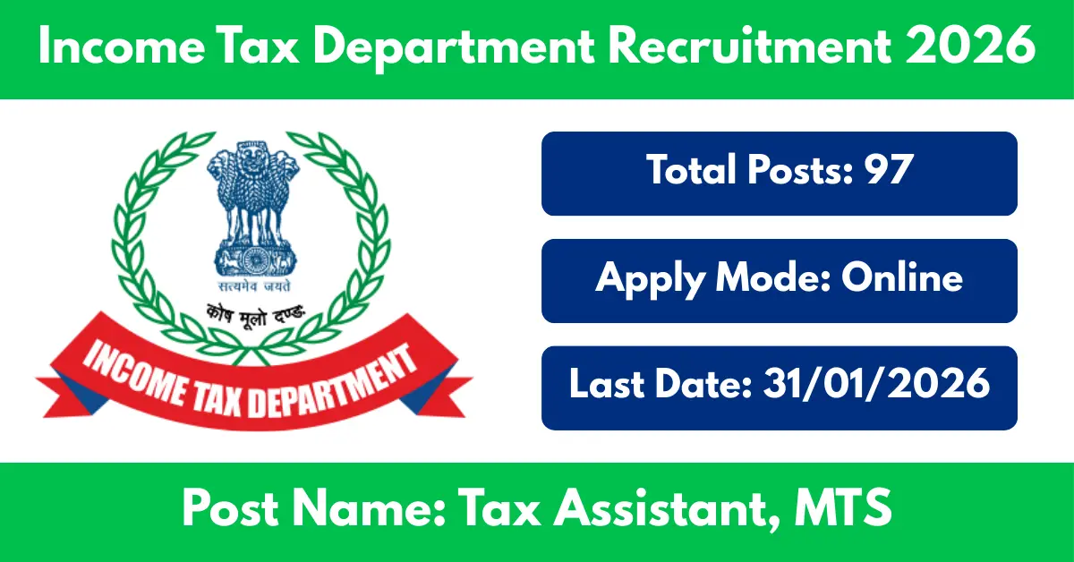 Income Tax Department Mumbai Recruitment 2026